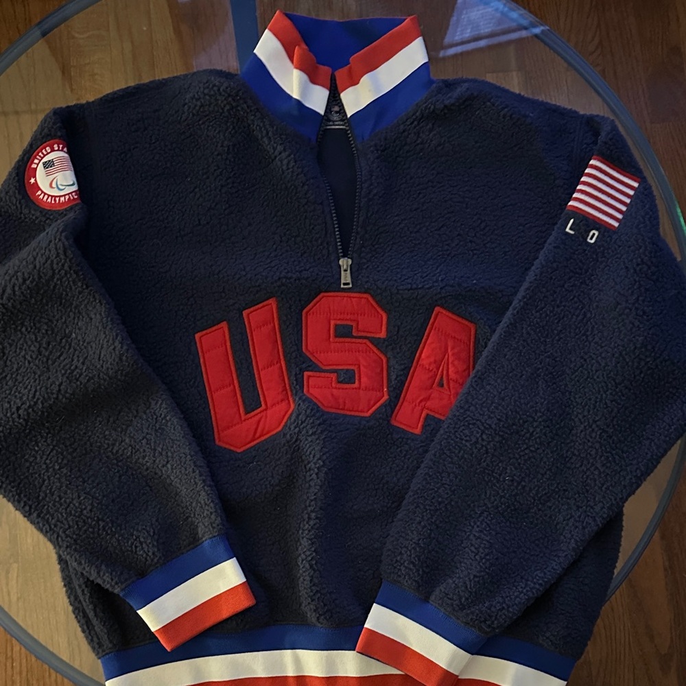 USA polo  Fleece Pullover